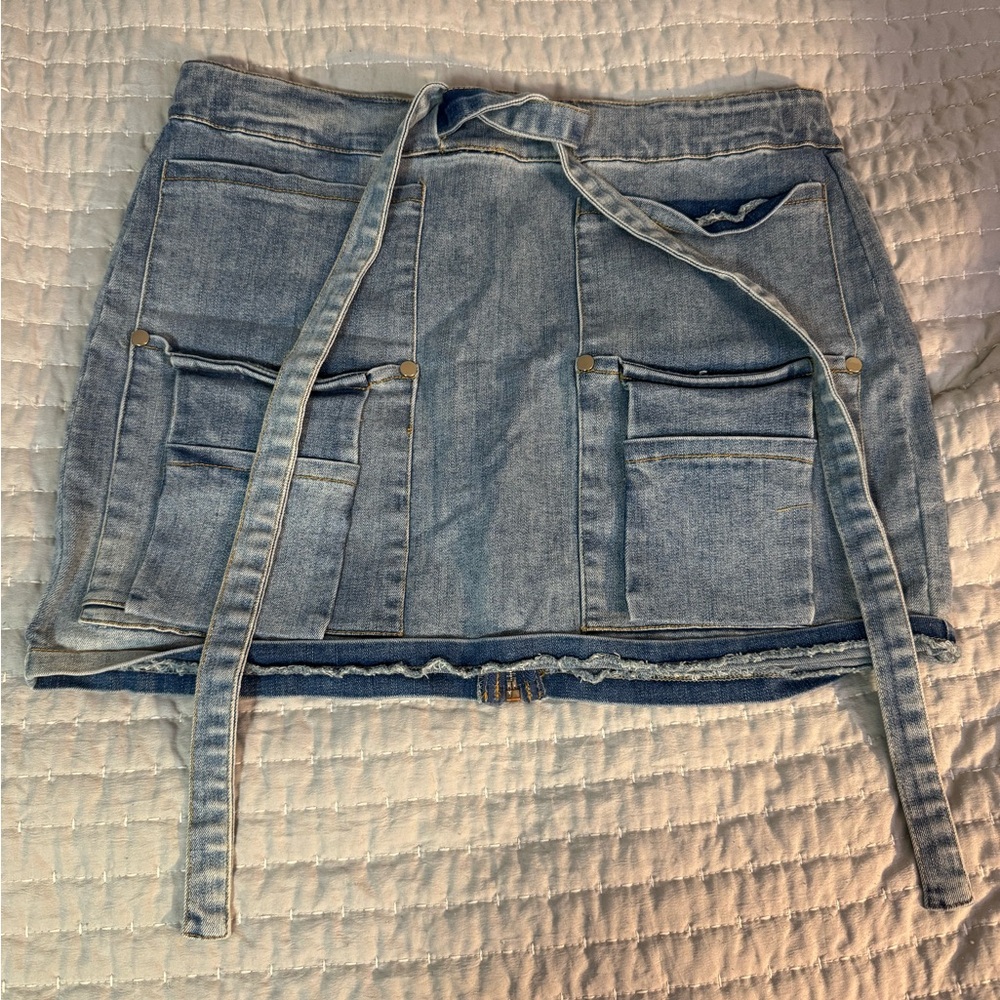 Fashion Nova Ask About Me Denim Mini Skirt